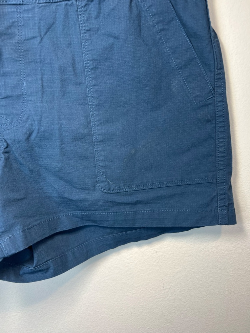 The North Face Ridgeside Pull On Shorts Teal Pockets Ripstop Outdoor Trail Large - Picture 4 of 12